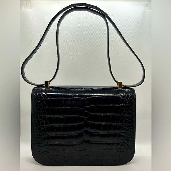 Hermes Constance 24 Black Alligator Vintage Bag - Picture 3 of 16